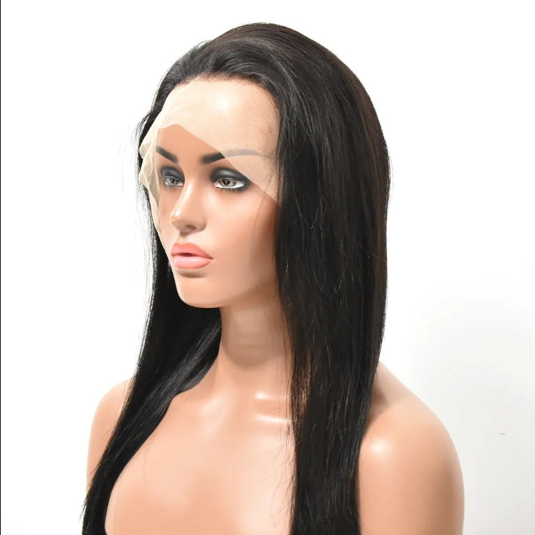 High Quality Wholesale Factor Price Lace Wigs Smooth Natural Human Hair Straight Clear Lace Front Wigs