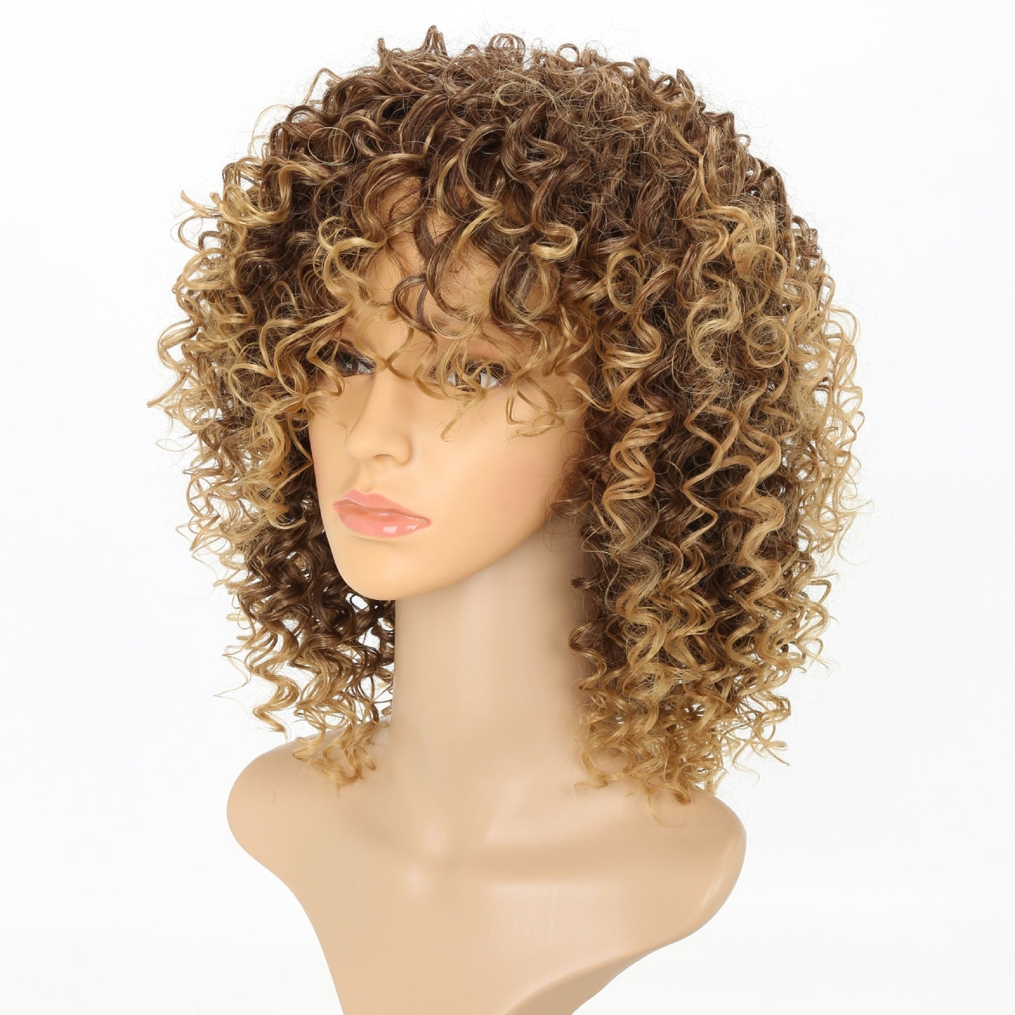 Wig Front Lace European And American Foreign Trade Long Curly Hair Headband
