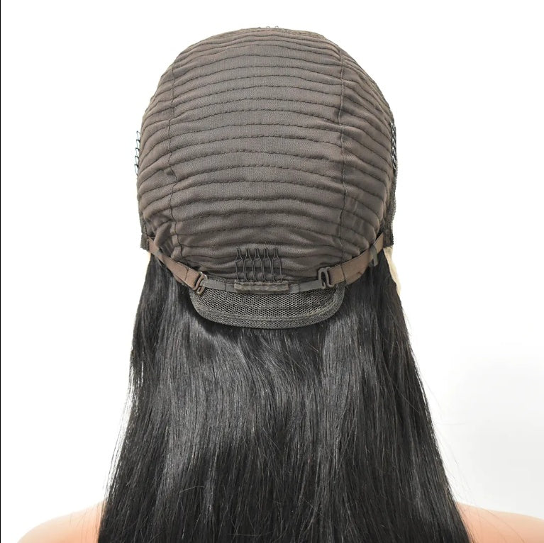 Black Female Front Wig Thin Invisible HD Lace Human Hair