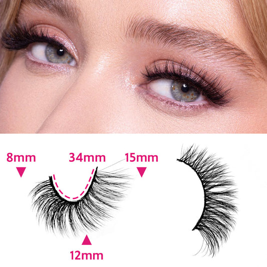 3D False Eyelashes Are Multi-layered, Realistic, Soft And Comfortable