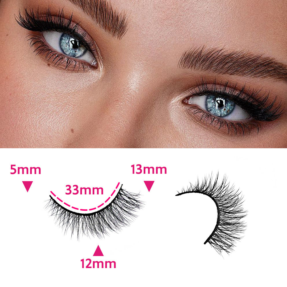 3D False Eyelashes Are Multi-layered, Realistic, Soft And Comfortable