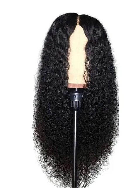 AA Hair Front Wig Womens Brazilian Human Long Curly Lace Wavy Hair Wigs US 2023