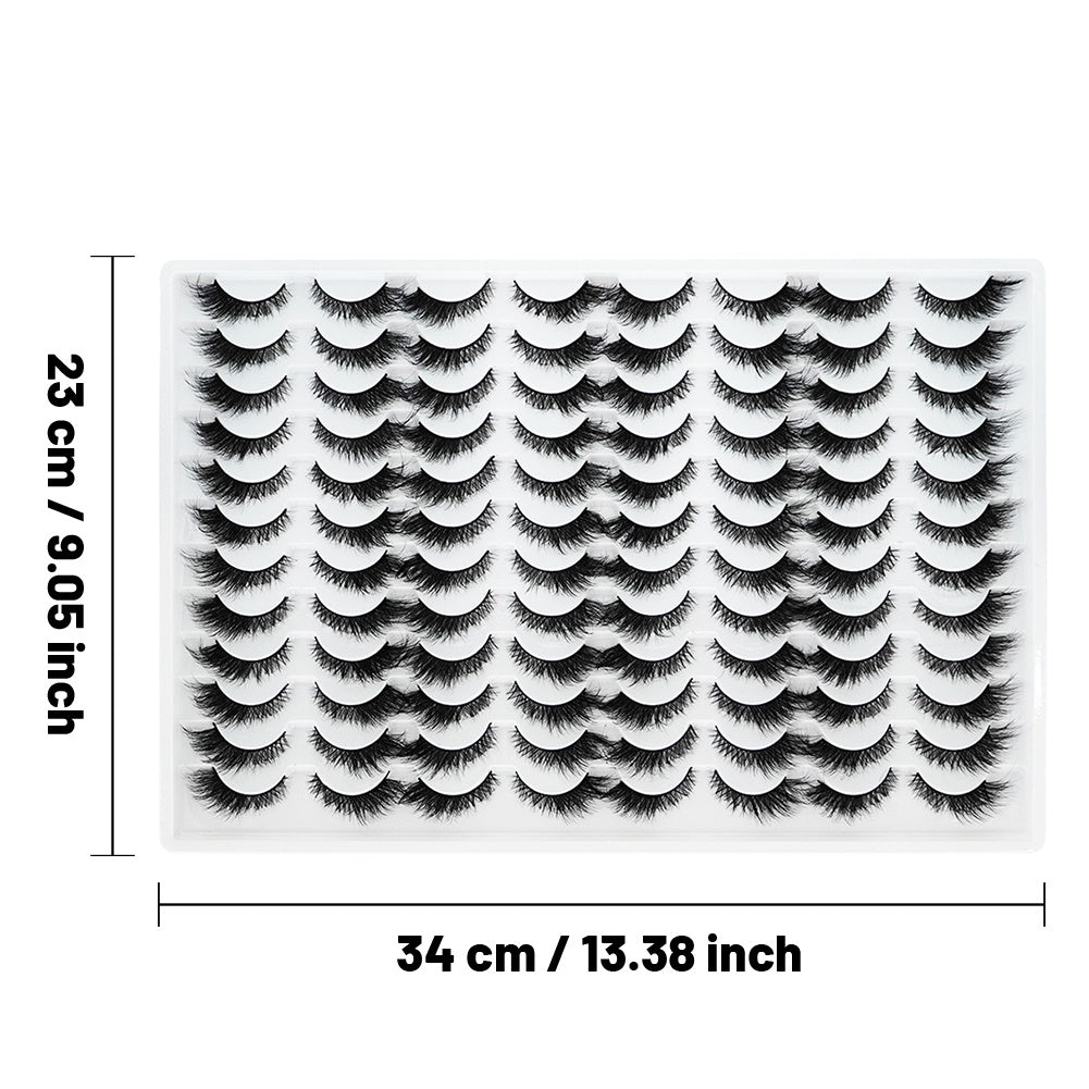 3D False Eyelashes Are Multi-layered, Realistic, Soft And Comfortable