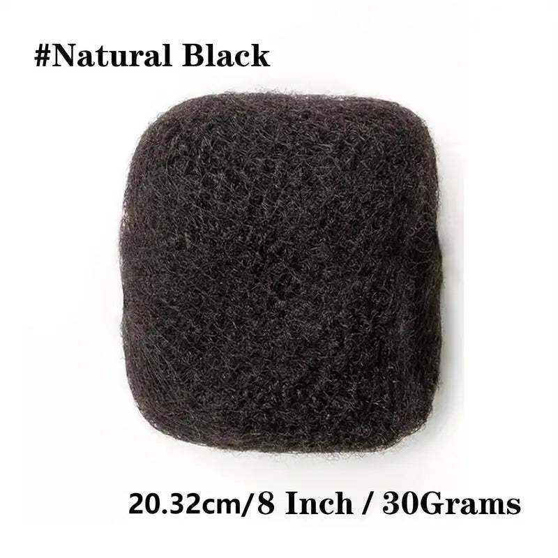 Non-toxic Wig With Curly Hair, Human Hair, Suitable For Braids, Twists And Braids Of Men And Women, And Can Be Bleached And Dyed After Extension