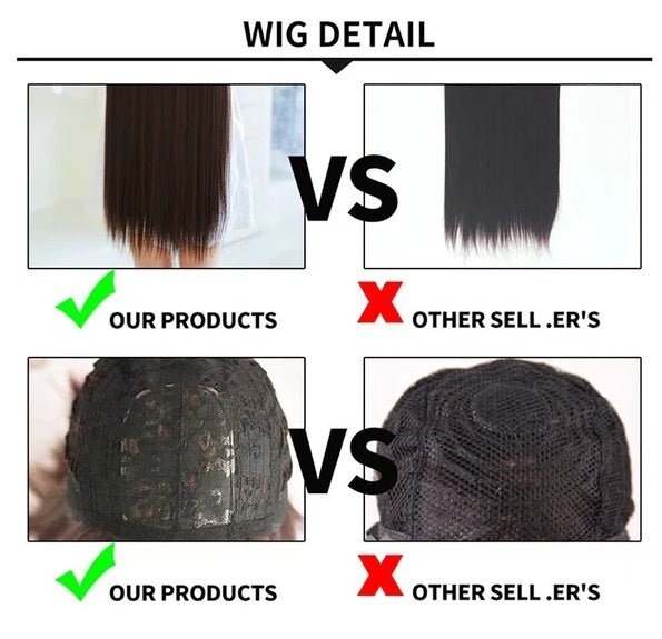 AA Hair Front Wig Womens Brazilian Human Long Curly Lace Wavy Hair Wigs US 2023